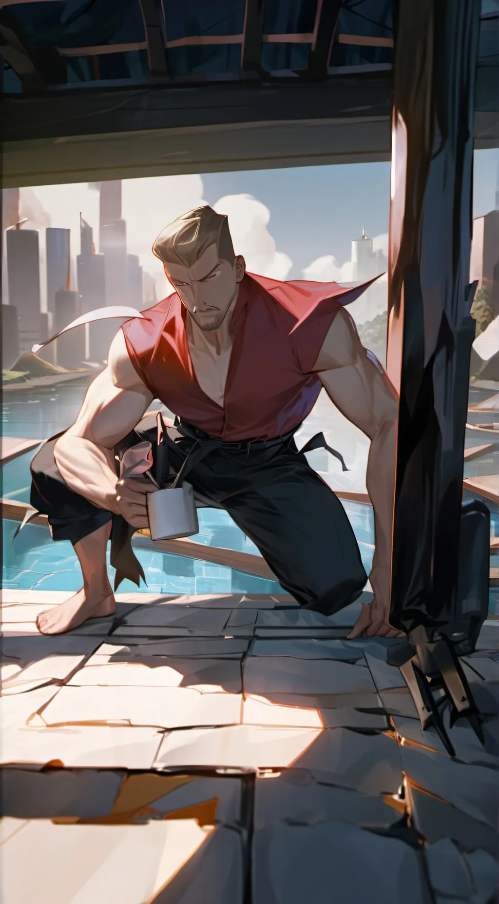 ai character: buffy jason background