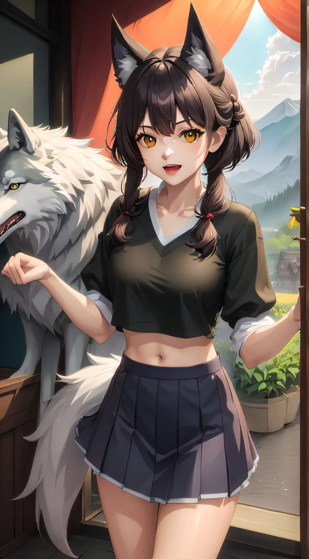 ai character: Mia background