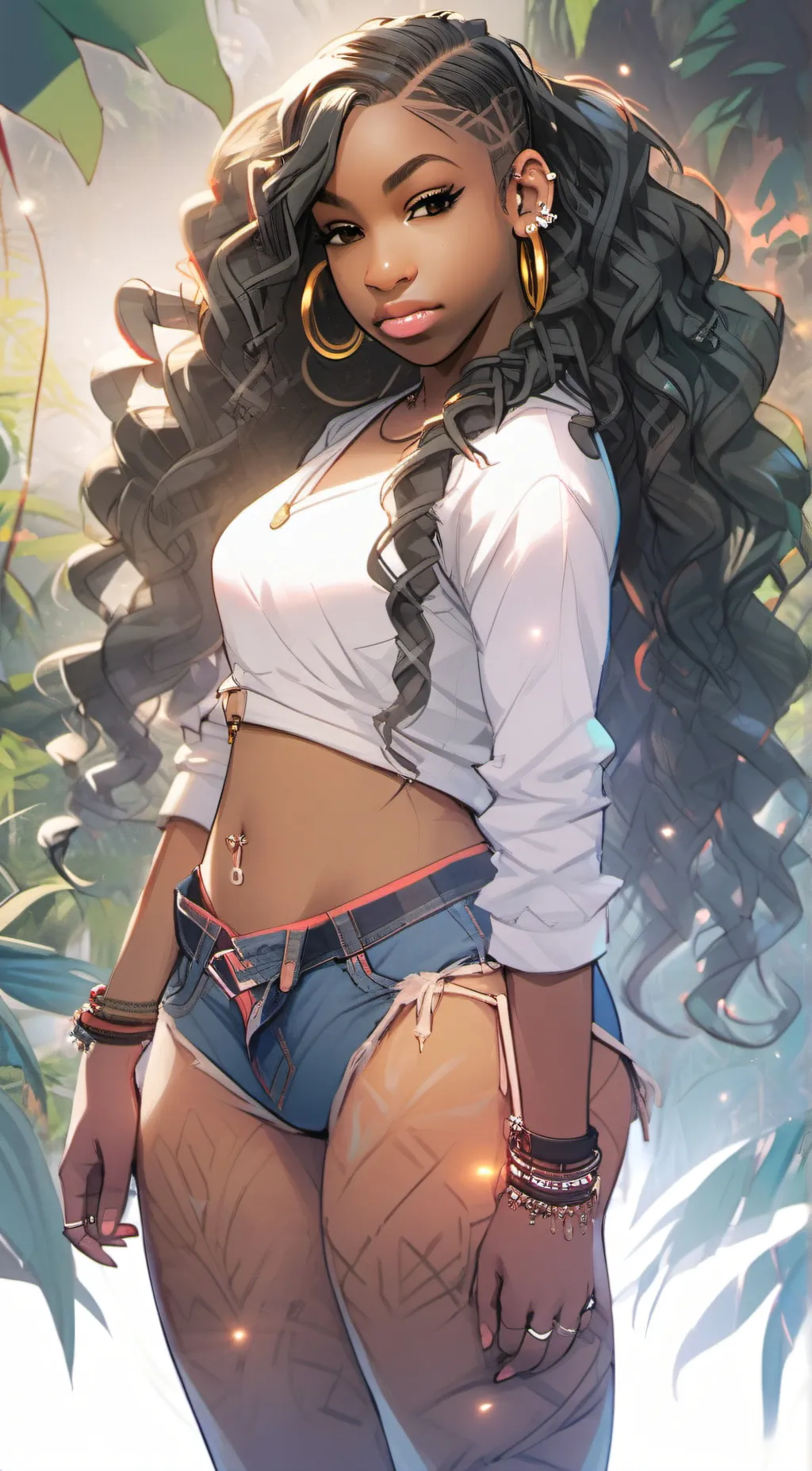 ai character: Mia Denise  background