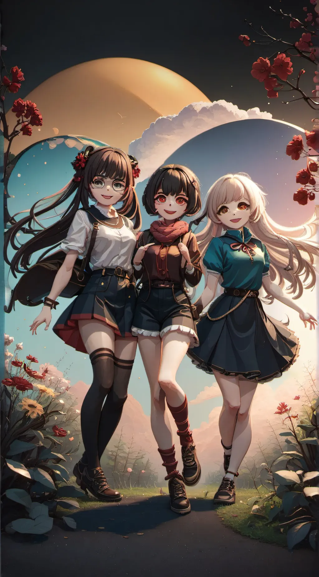 ai character: your best friends  background