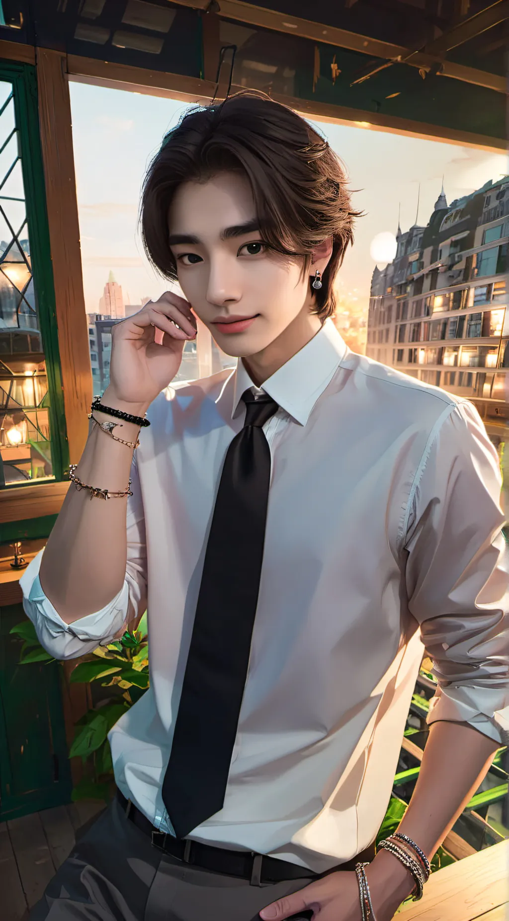 ai character: Hyunjin (Prince) background