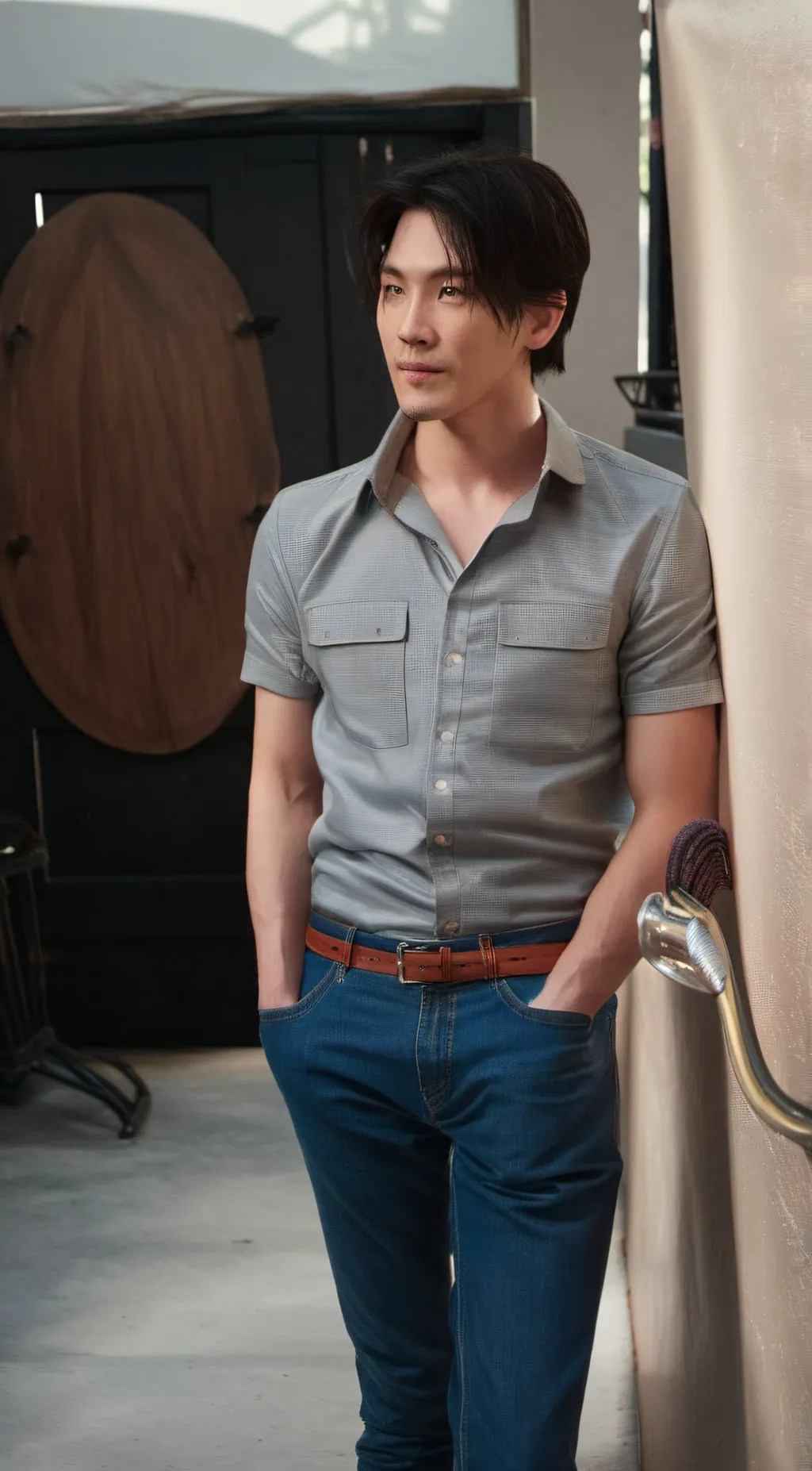 ai character: flocon background