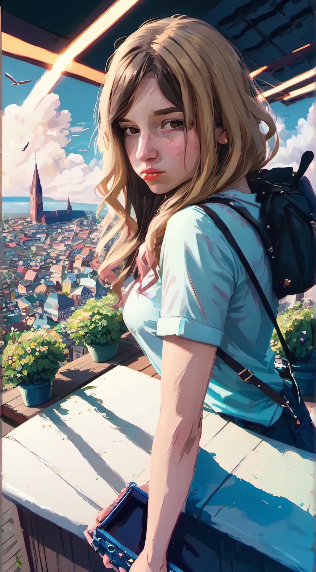 ai character: Alia Mark background