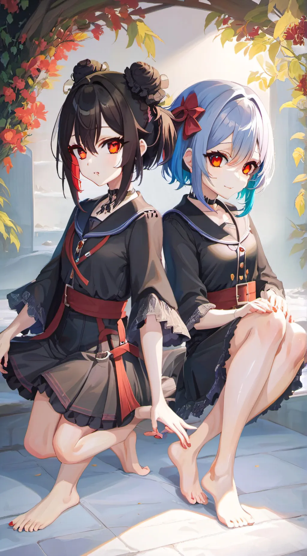 ai character: Ur Goth GFS background