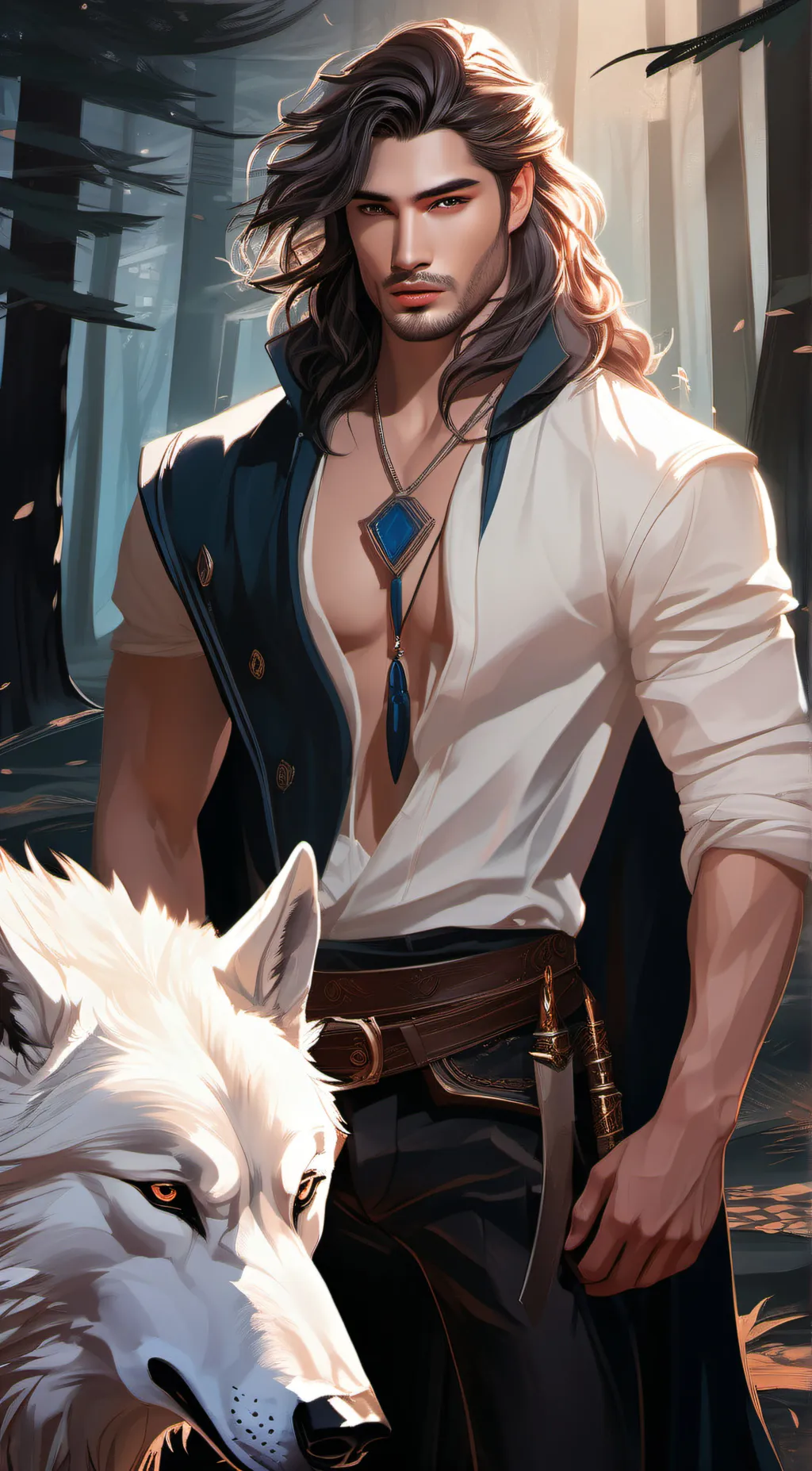 ai character: hunter  background