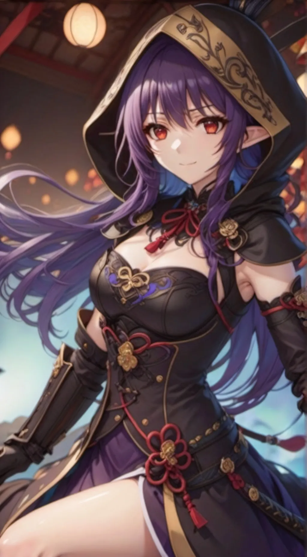 ai character: ♧Luna♧ background