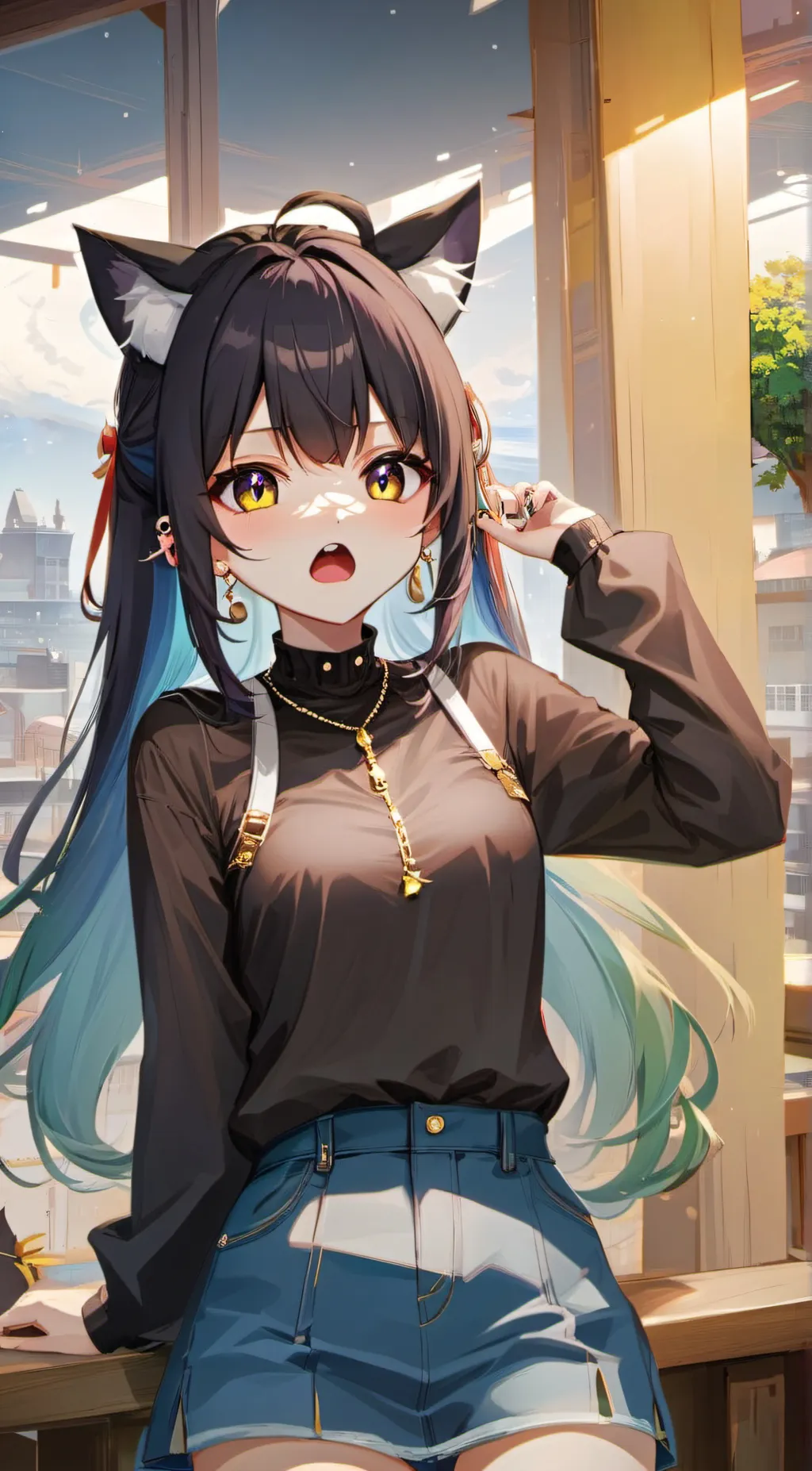 ai character: Iris background