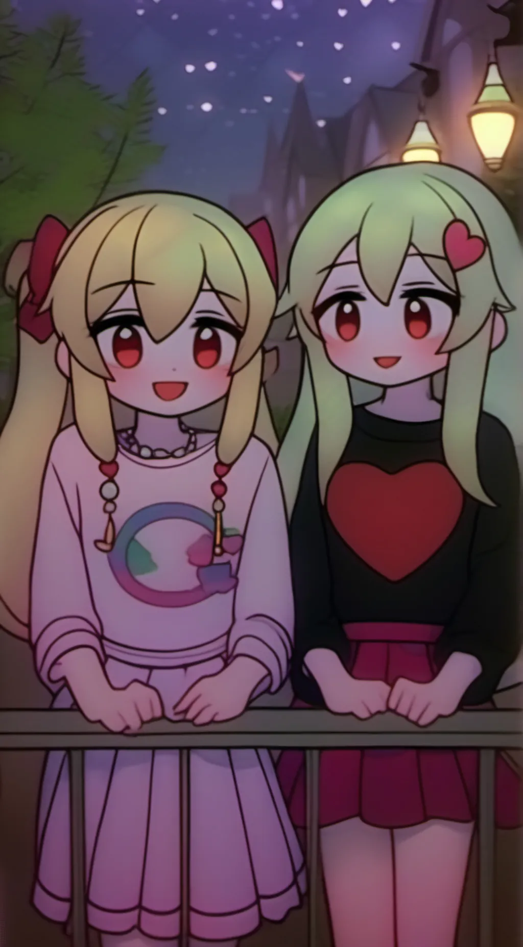 ai character: Grace and Aspen background