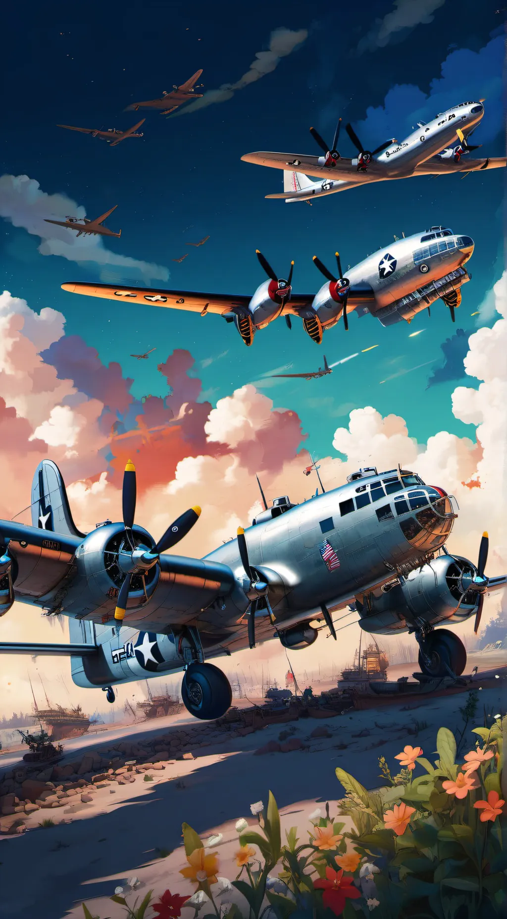 ai character: B-29 background