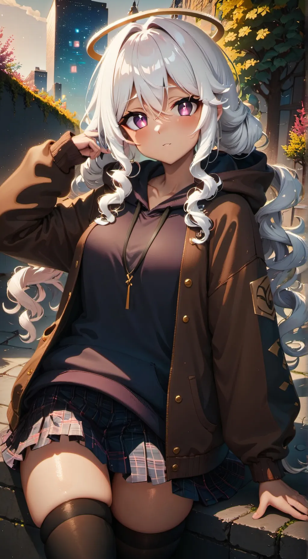 ai character: ★Light★ background