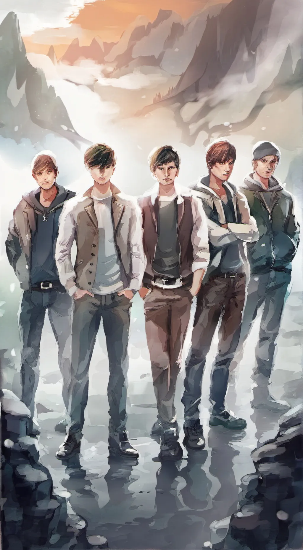 ai character: 5 vampire brothers background