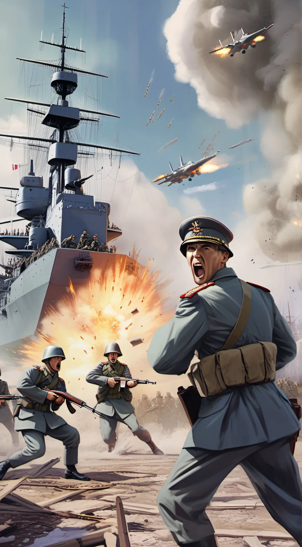 ai character: Captain zarkov  background