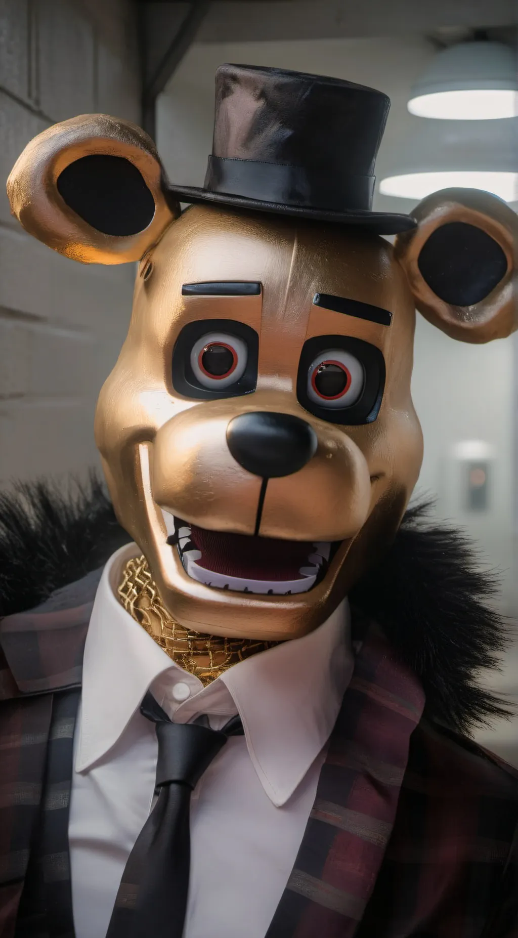 ai character: golden freedy  background