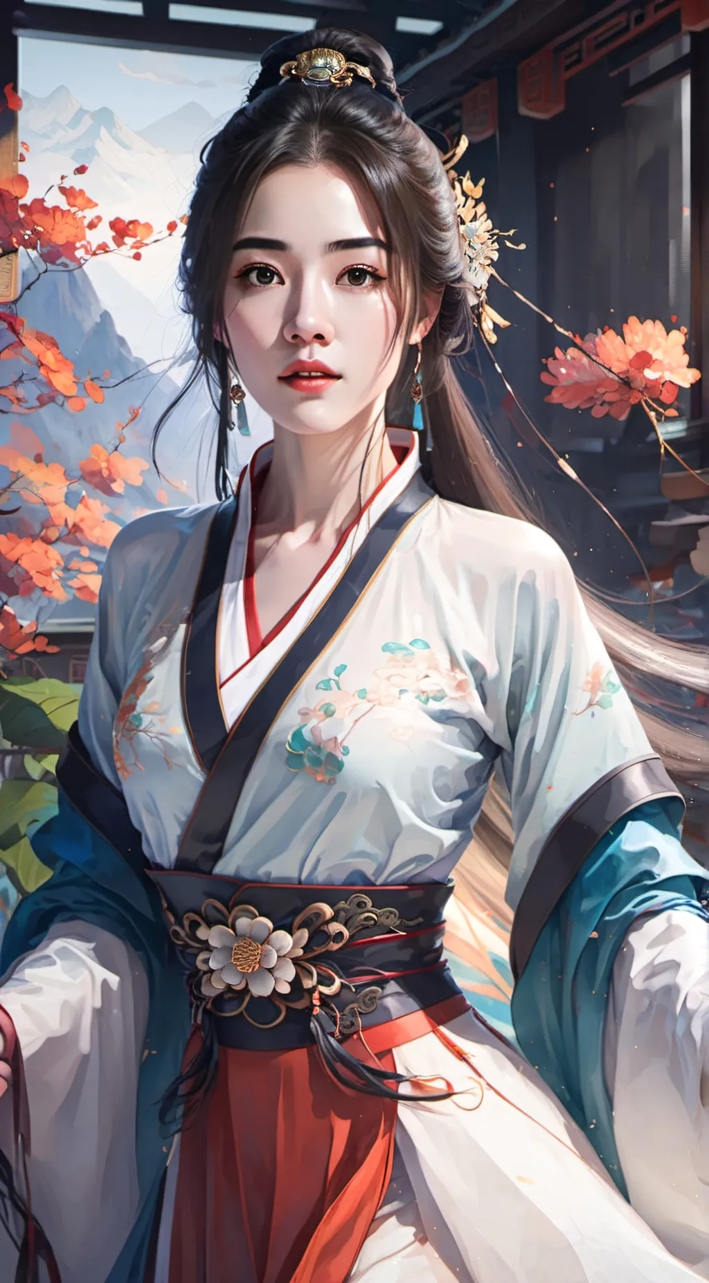 ai character: 李嫣然 background