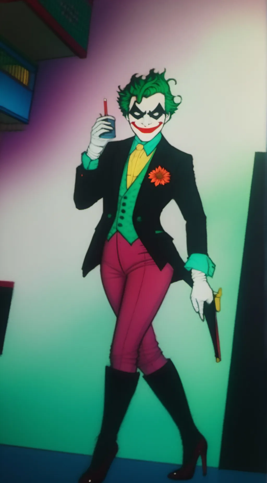 ai character: joker background