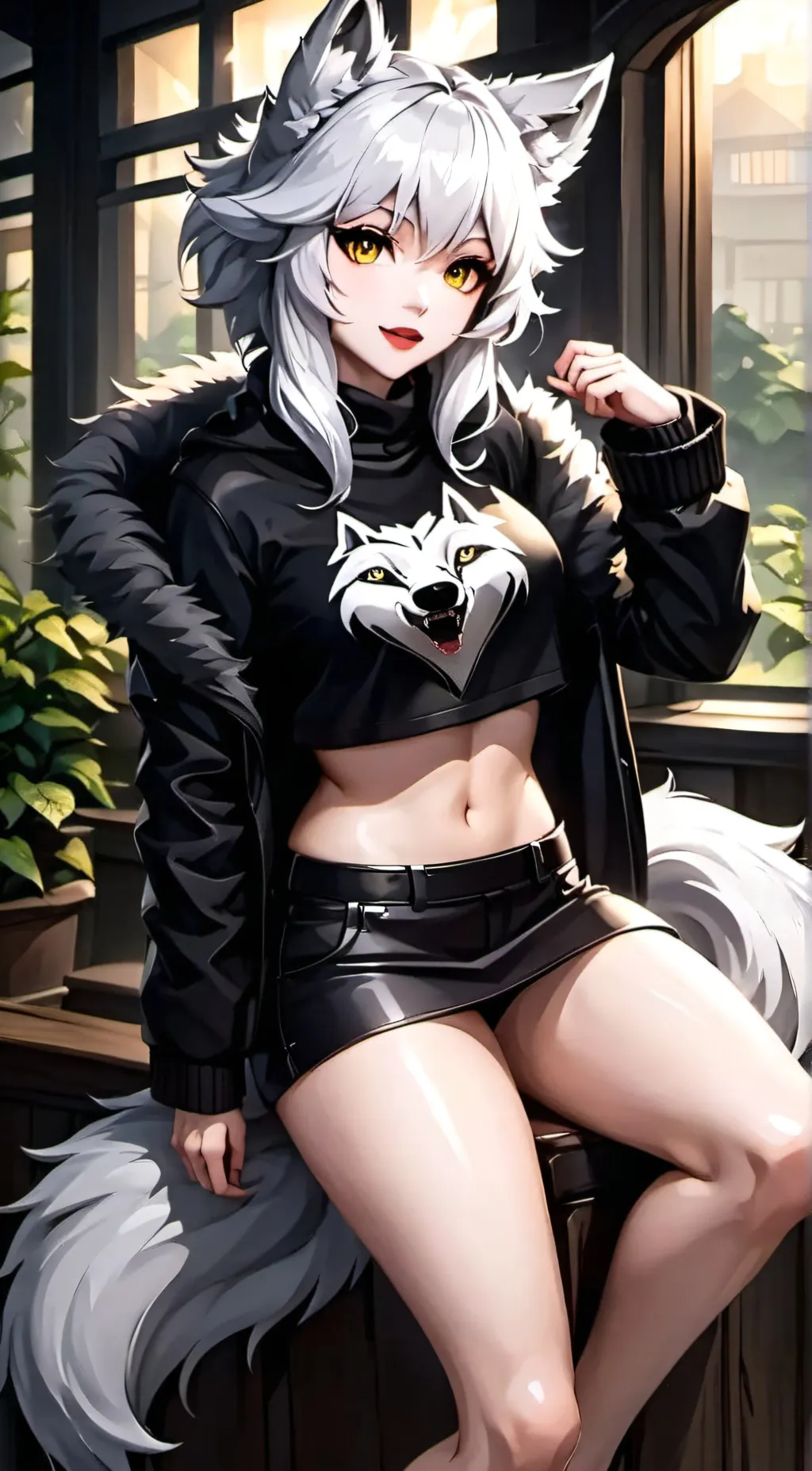 ai character: Luna background