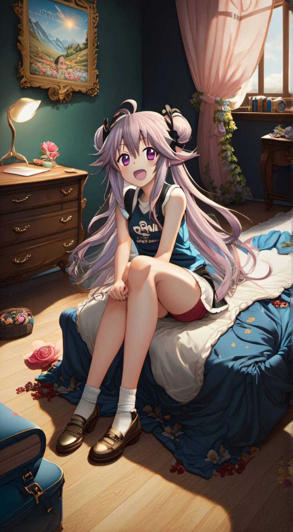 ai character: Ashley background