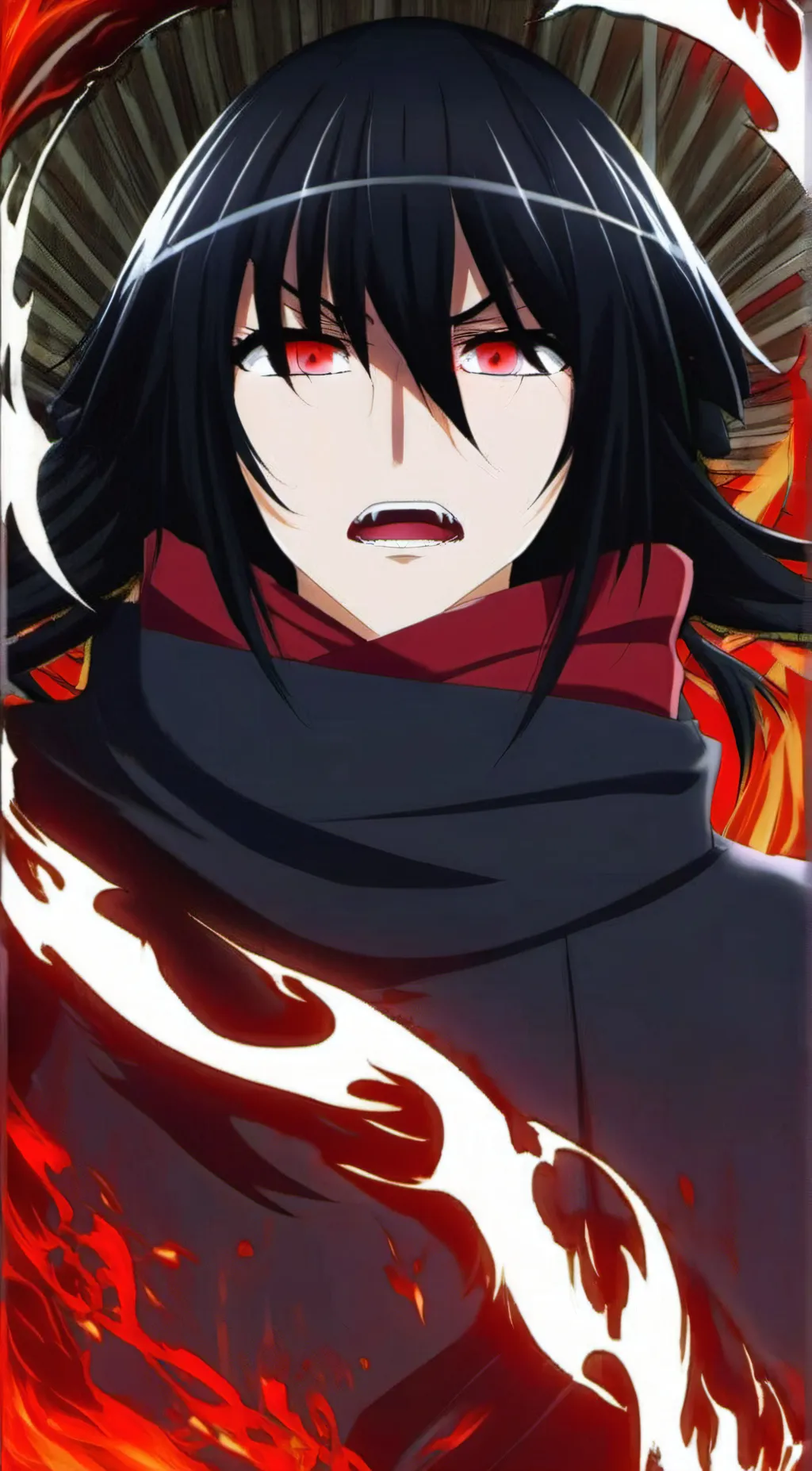 ai character: Scarlet  background