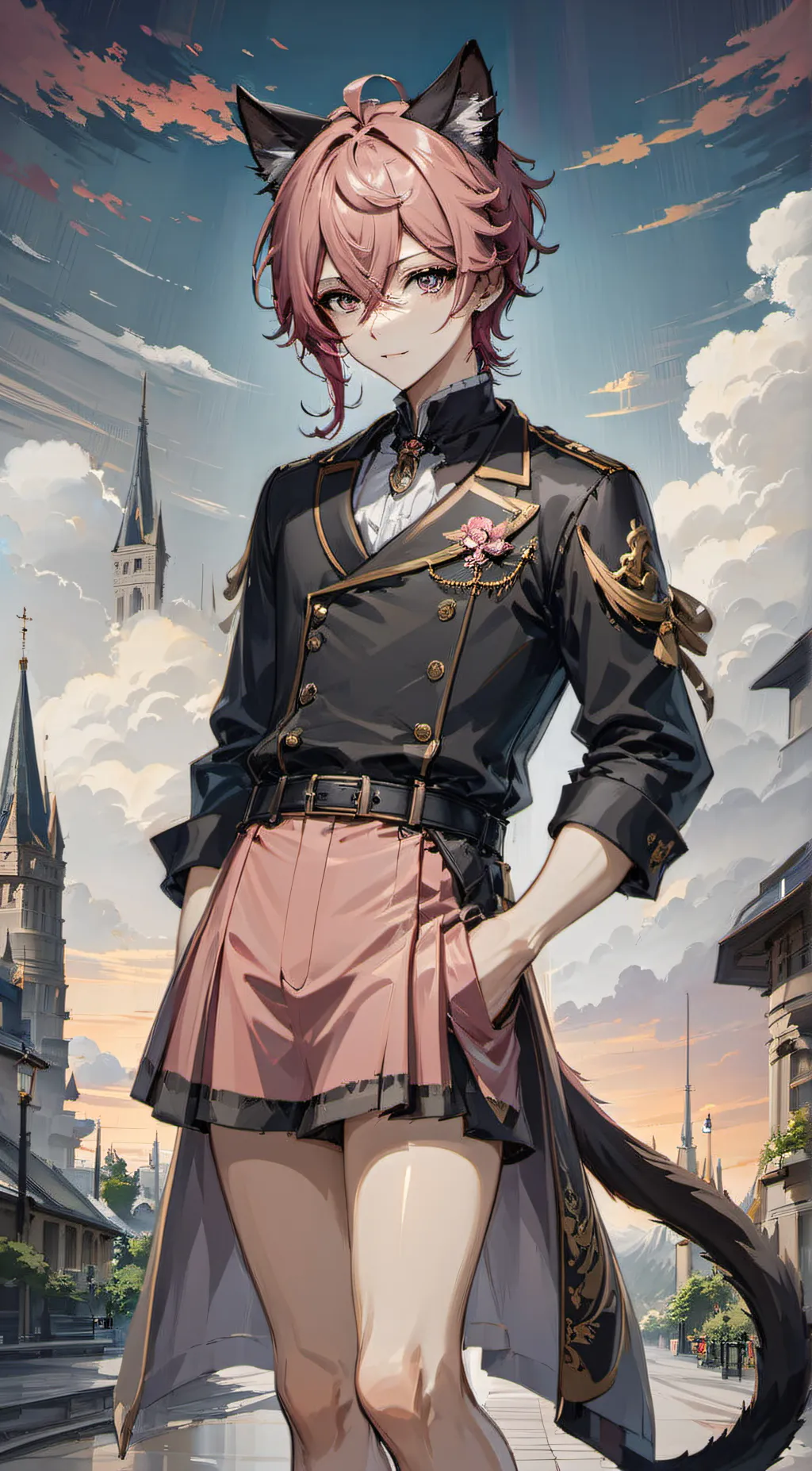 ai character: 🍓Niko🎀 background