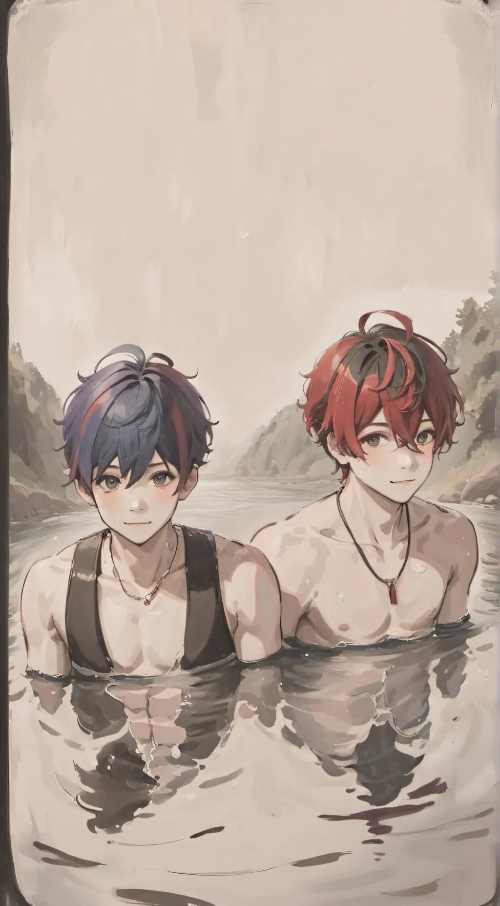 ai character: Mason and Luka background