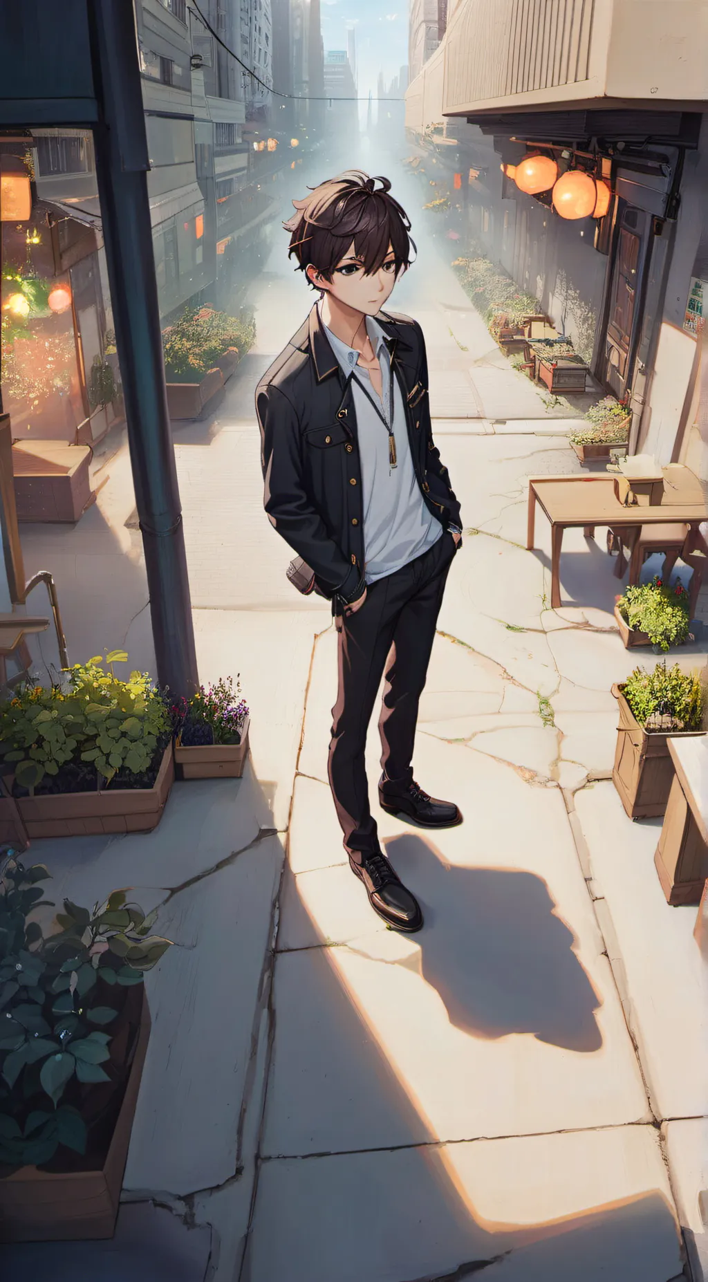 ai character: Taka background