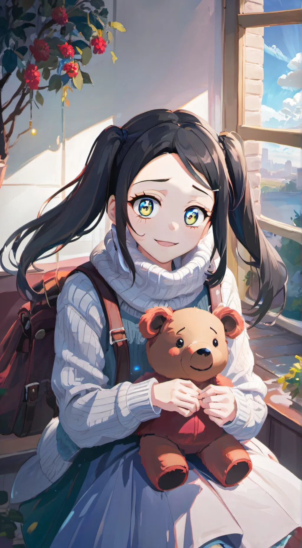 ai character: Misty background