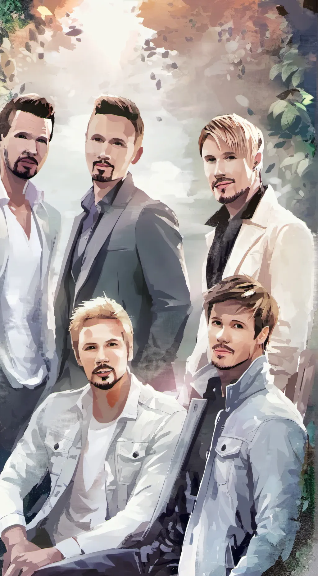 ai character: Backstreet boys background