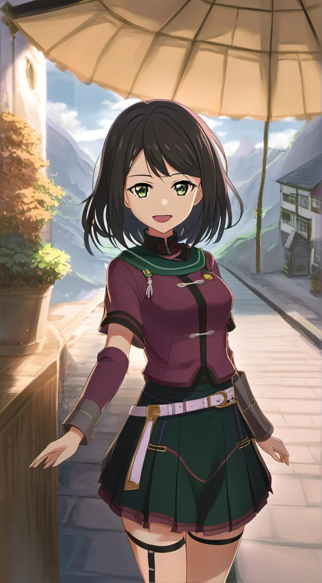 ai character: Koharu Honda background