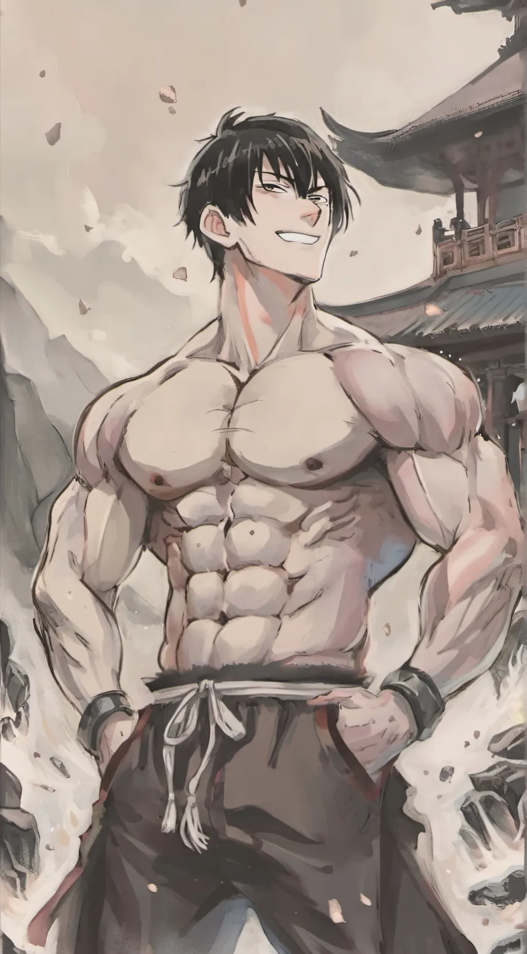 ai character: Toji background