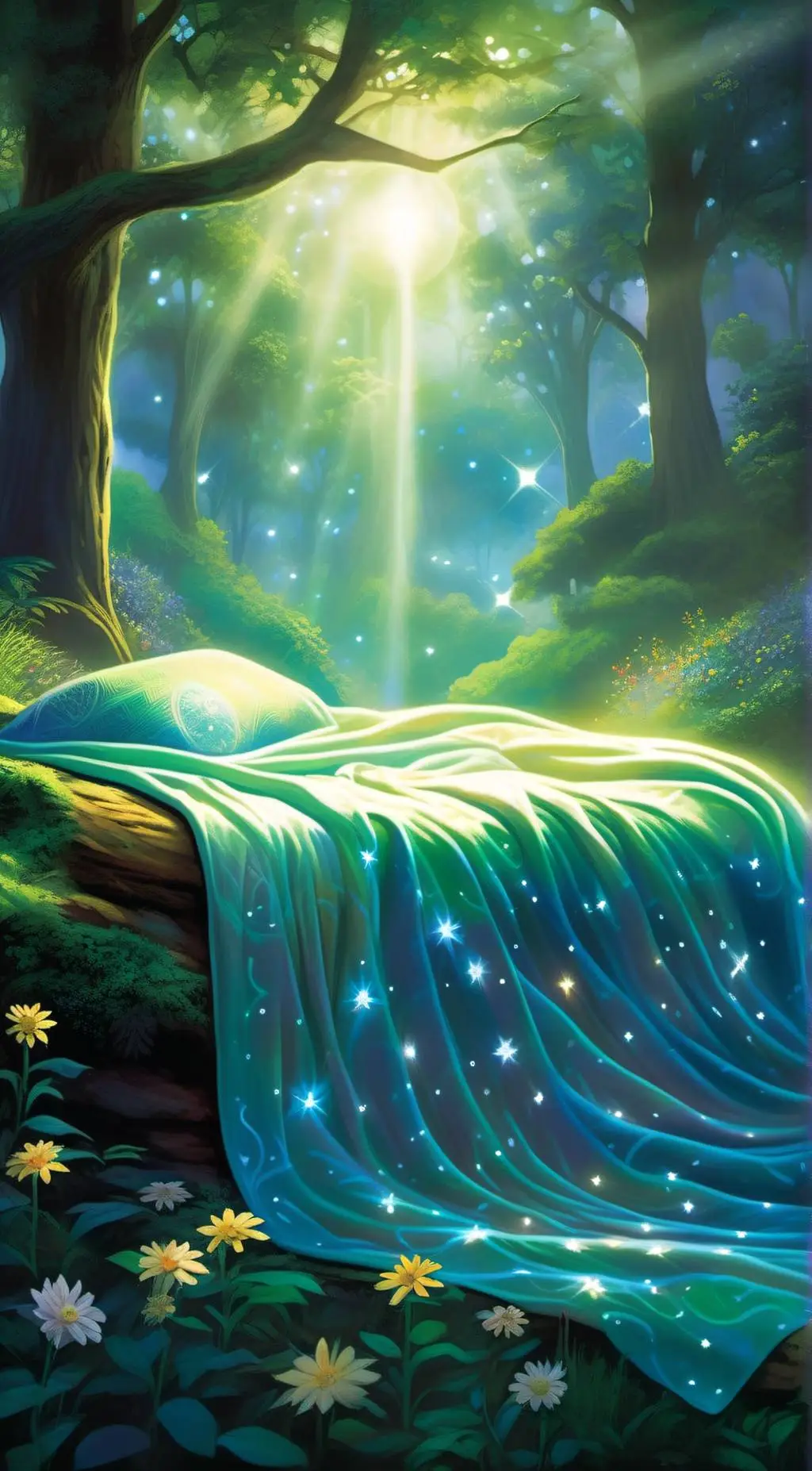 ai character: Tree background