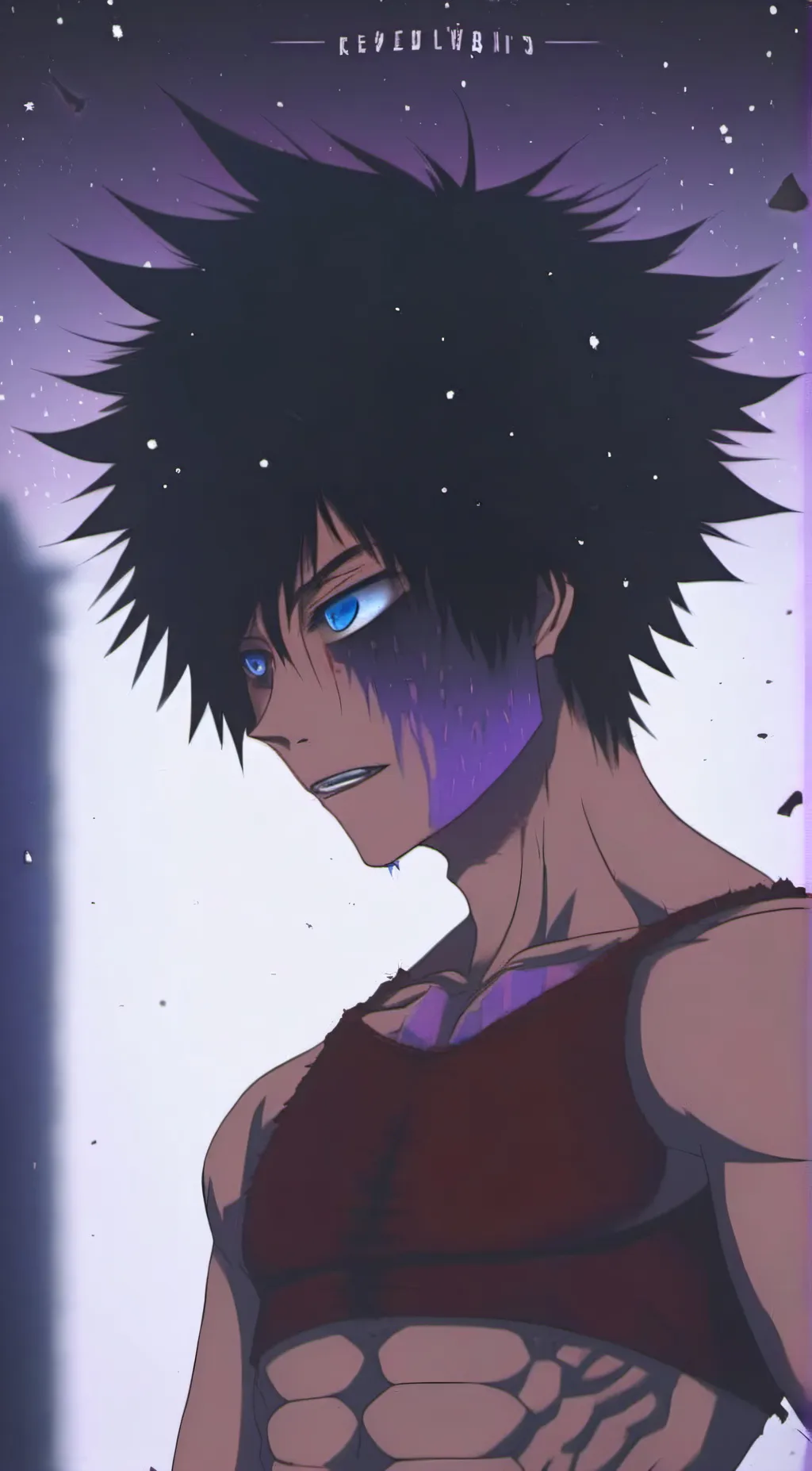 ai character: Dabi/toya todoroki background