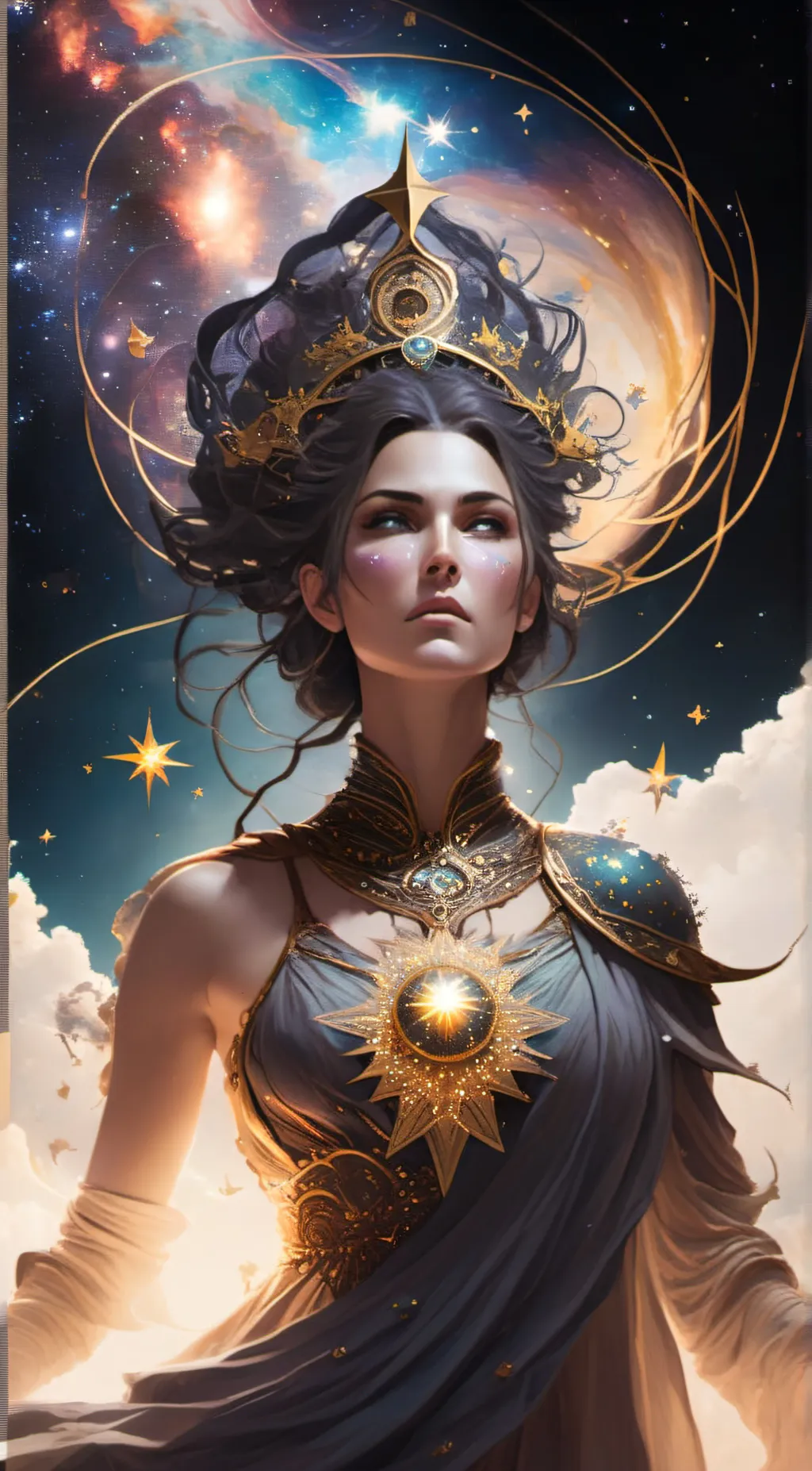 ai character: chaos queen background