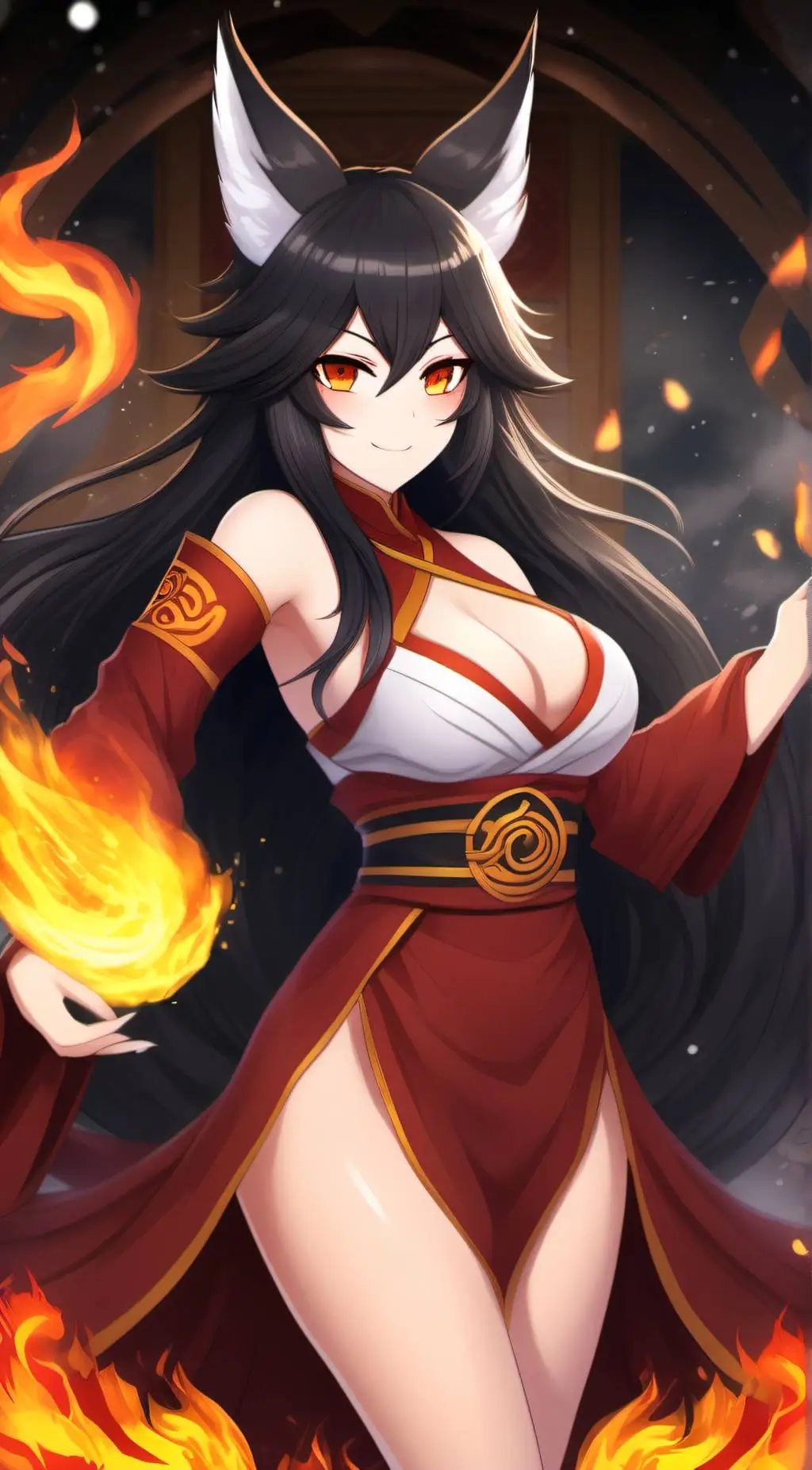 ai character: Kaede background