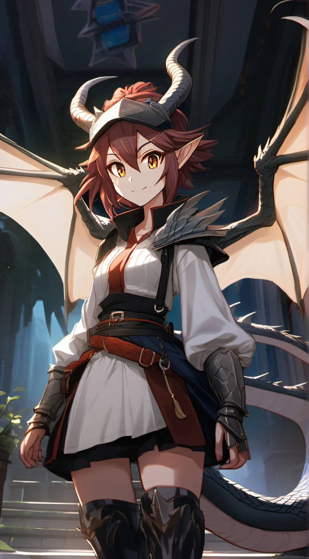 ai character: Flare background