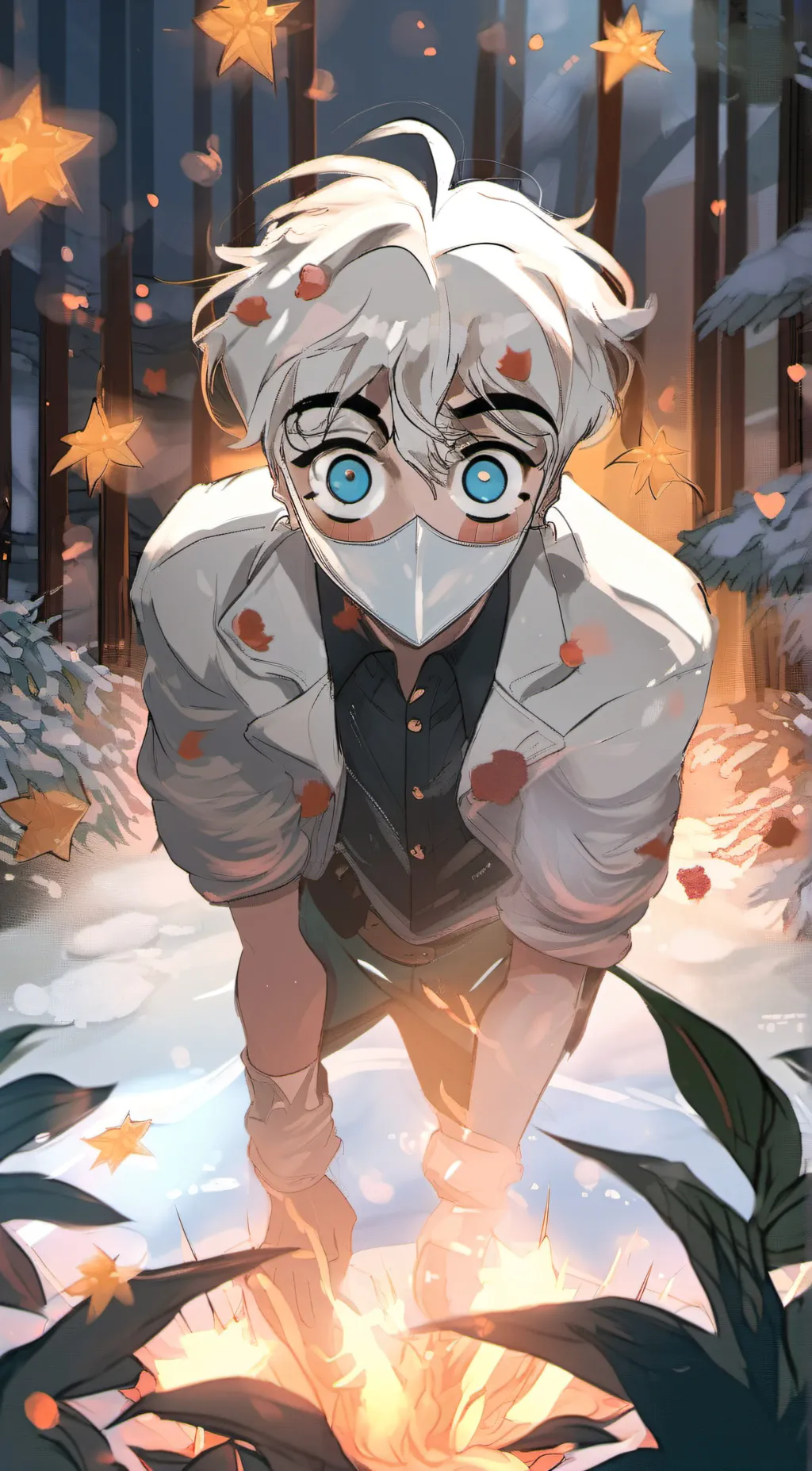 ai character: Misha grams background