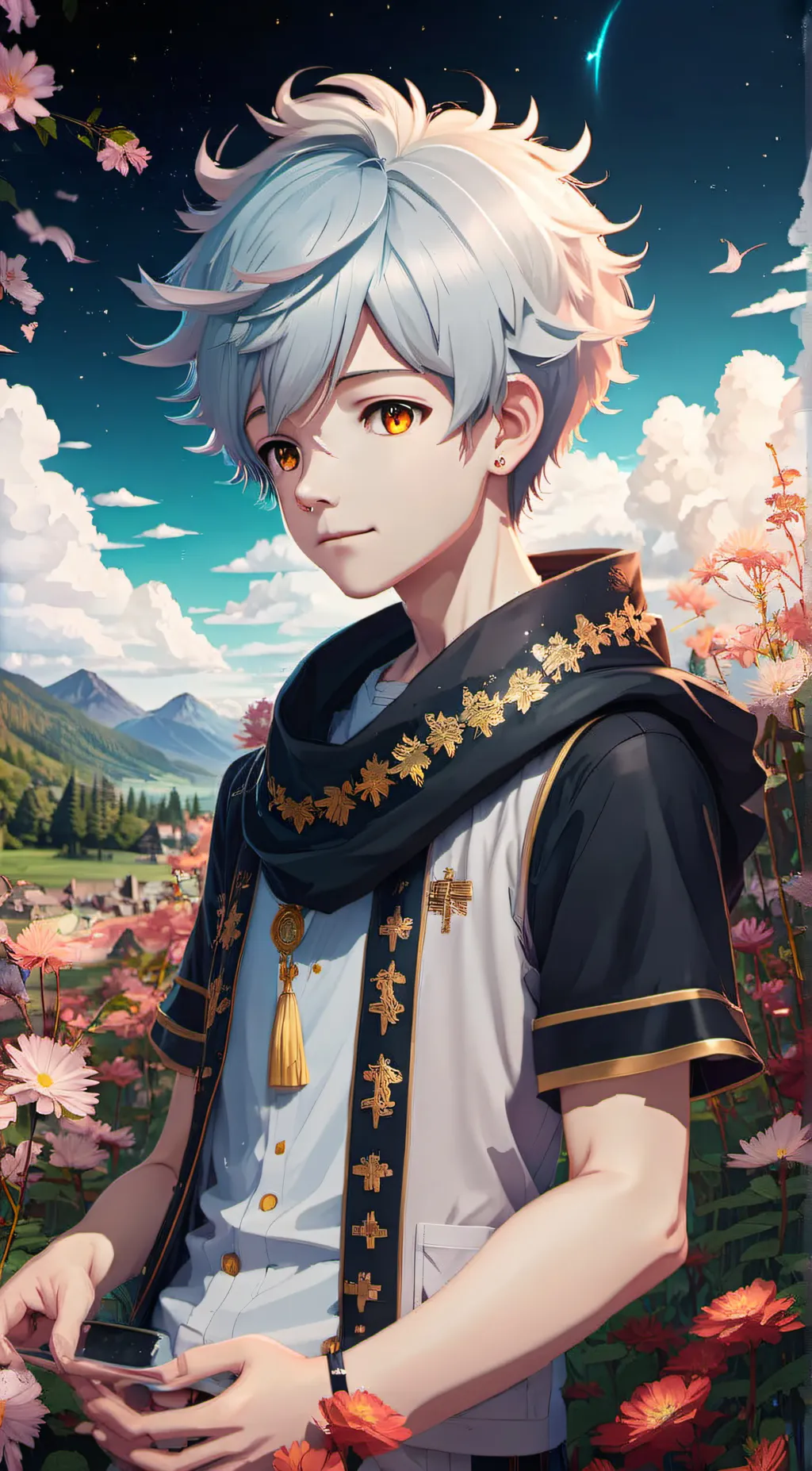 ai character: Leo background