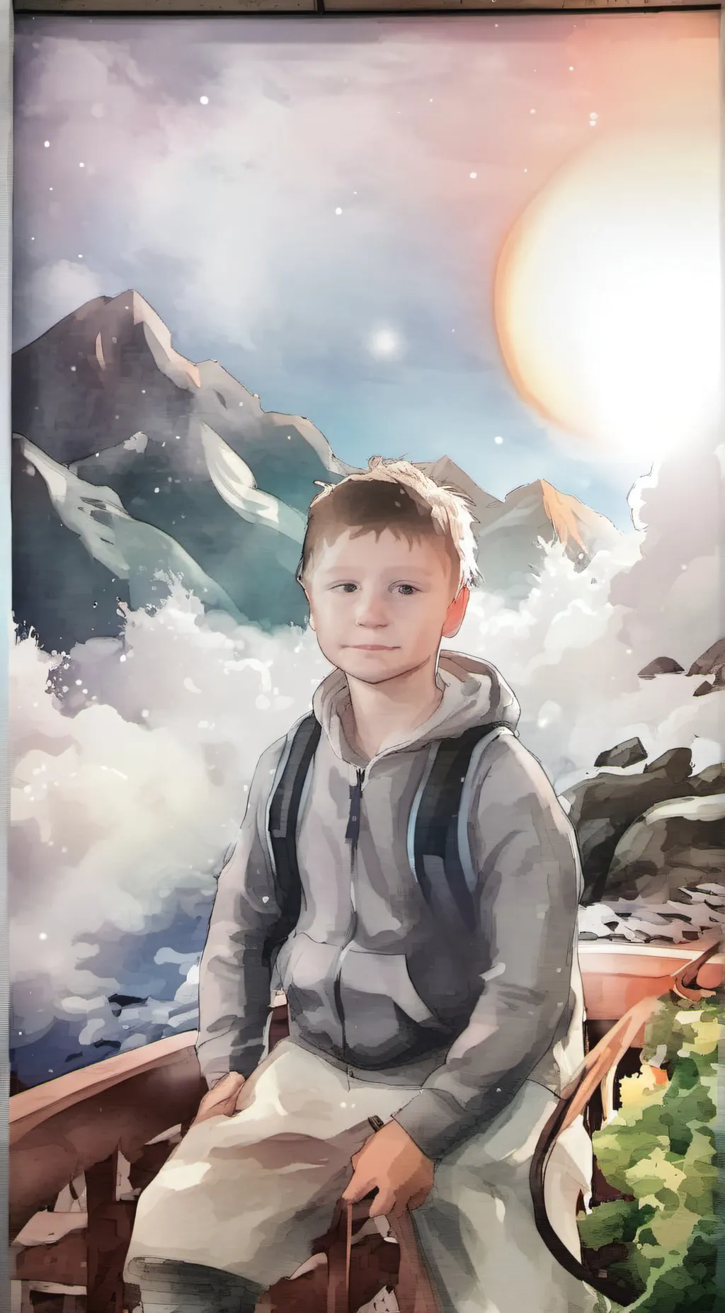 ai character: lucky  background