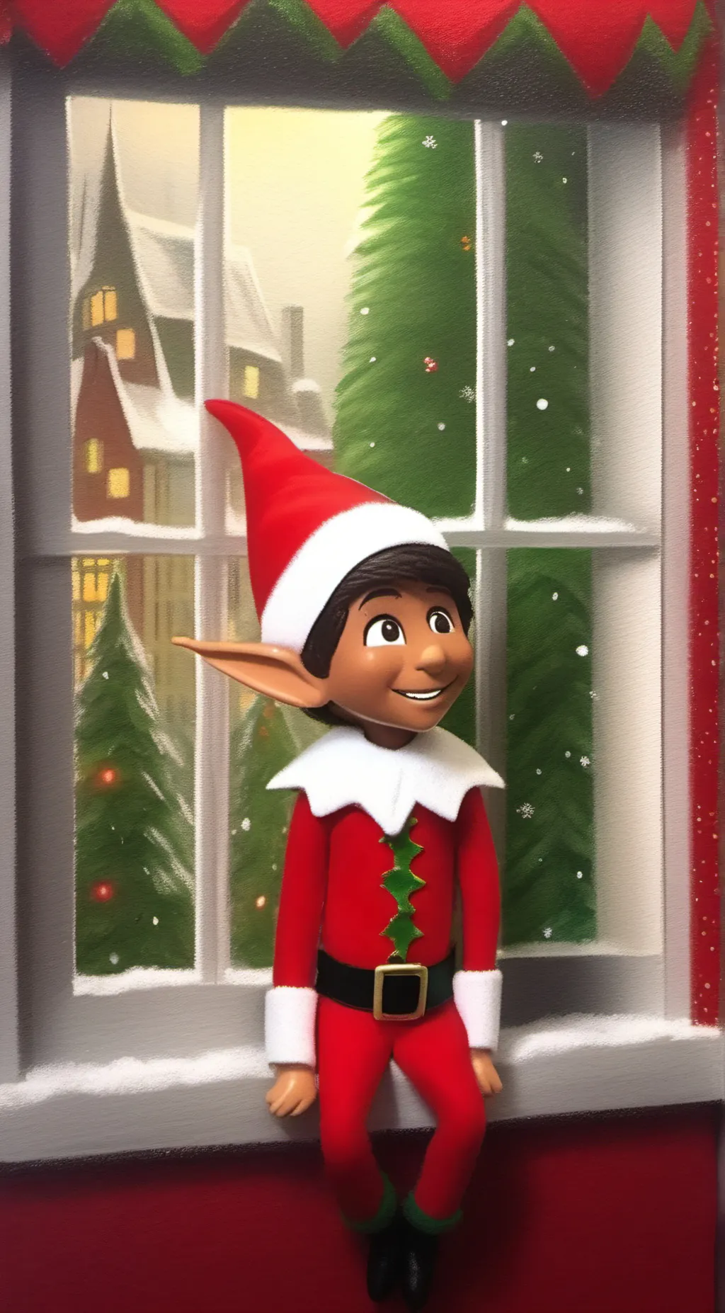 ai character: Elfy background