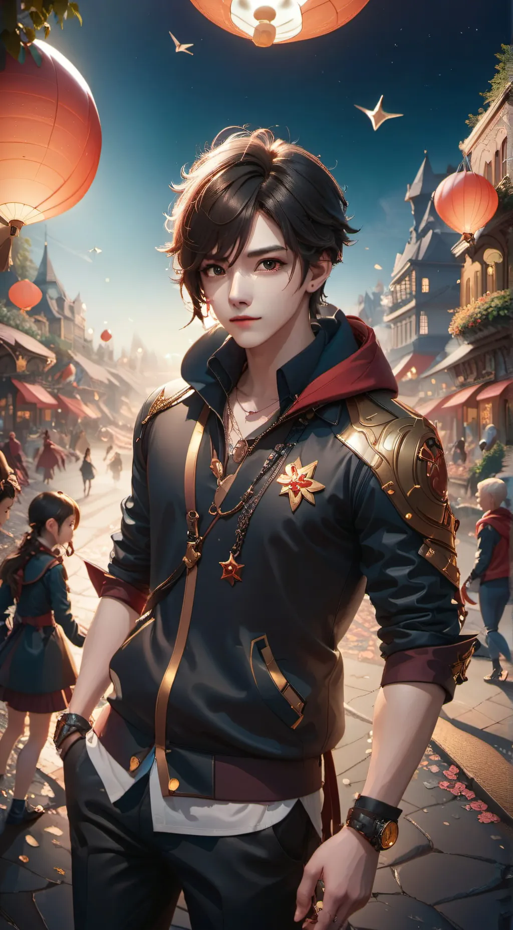 ai character: noah background