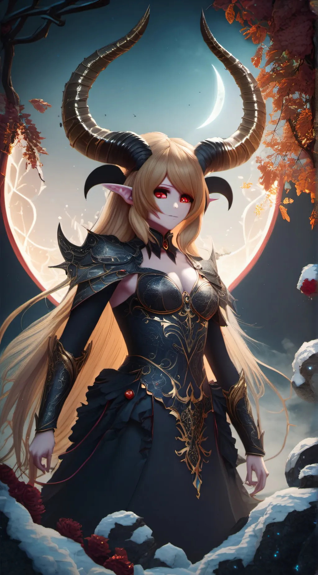 ai character: demonne background