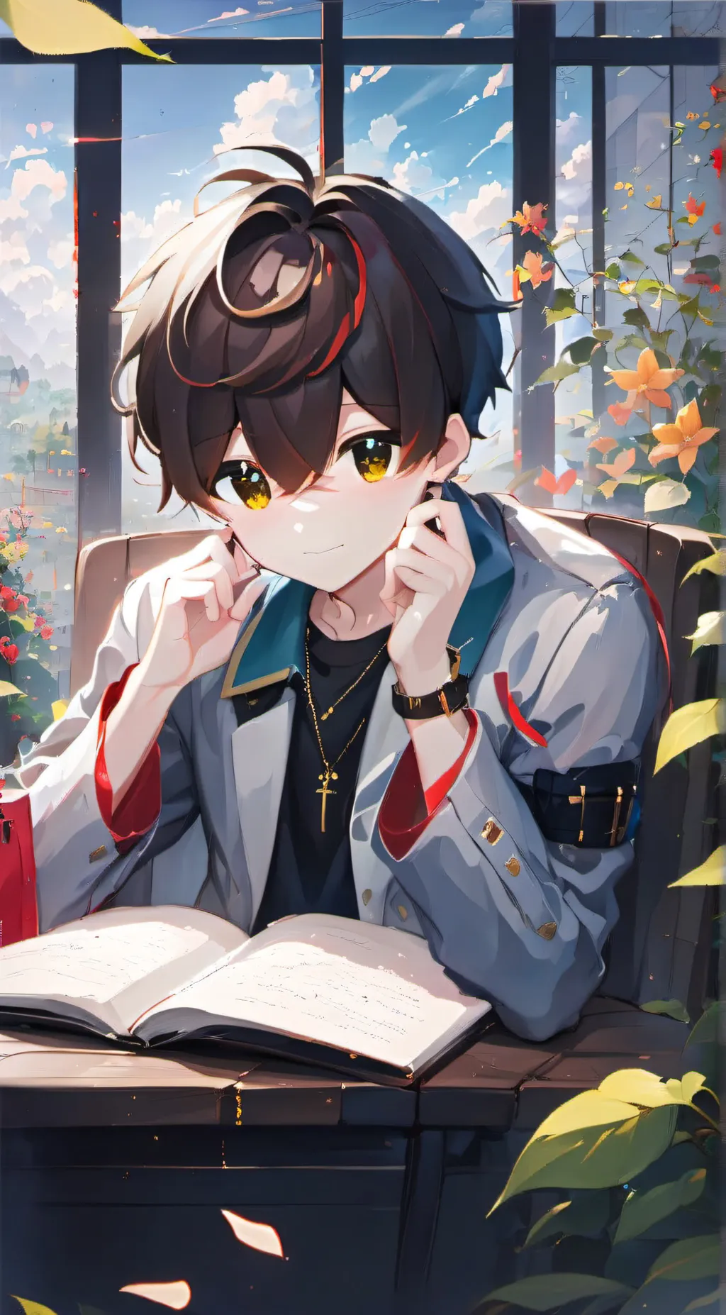 ai character: cash background