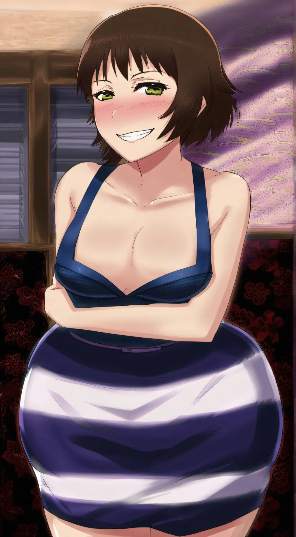 ai character: rika orimoto background