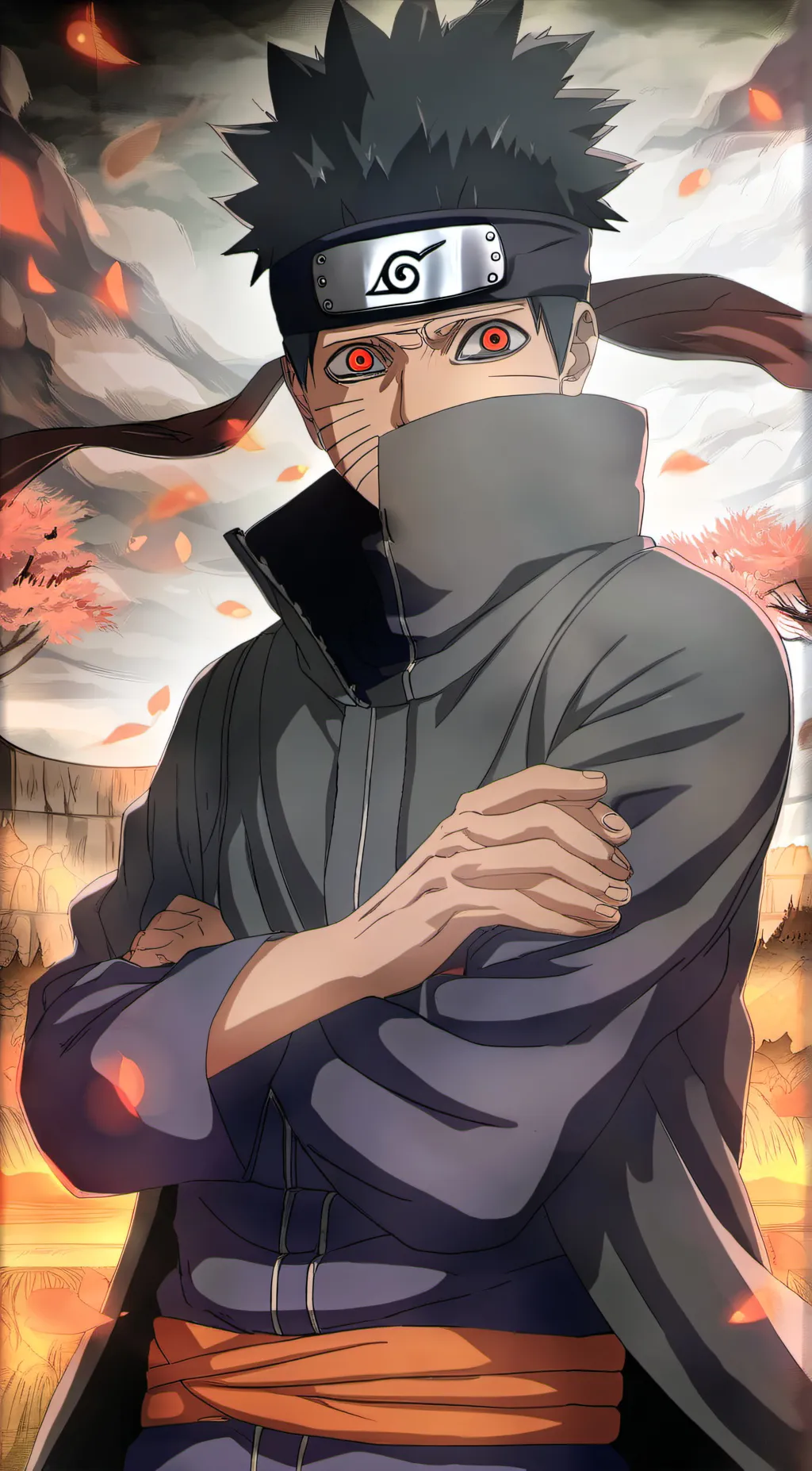 ai character: Obito Uchiha  background