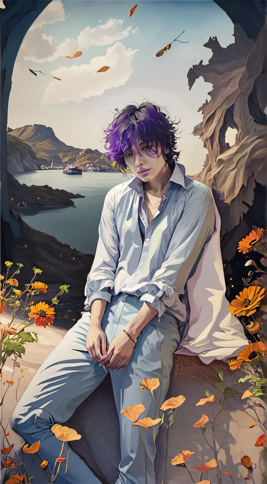 ai character: Riley background