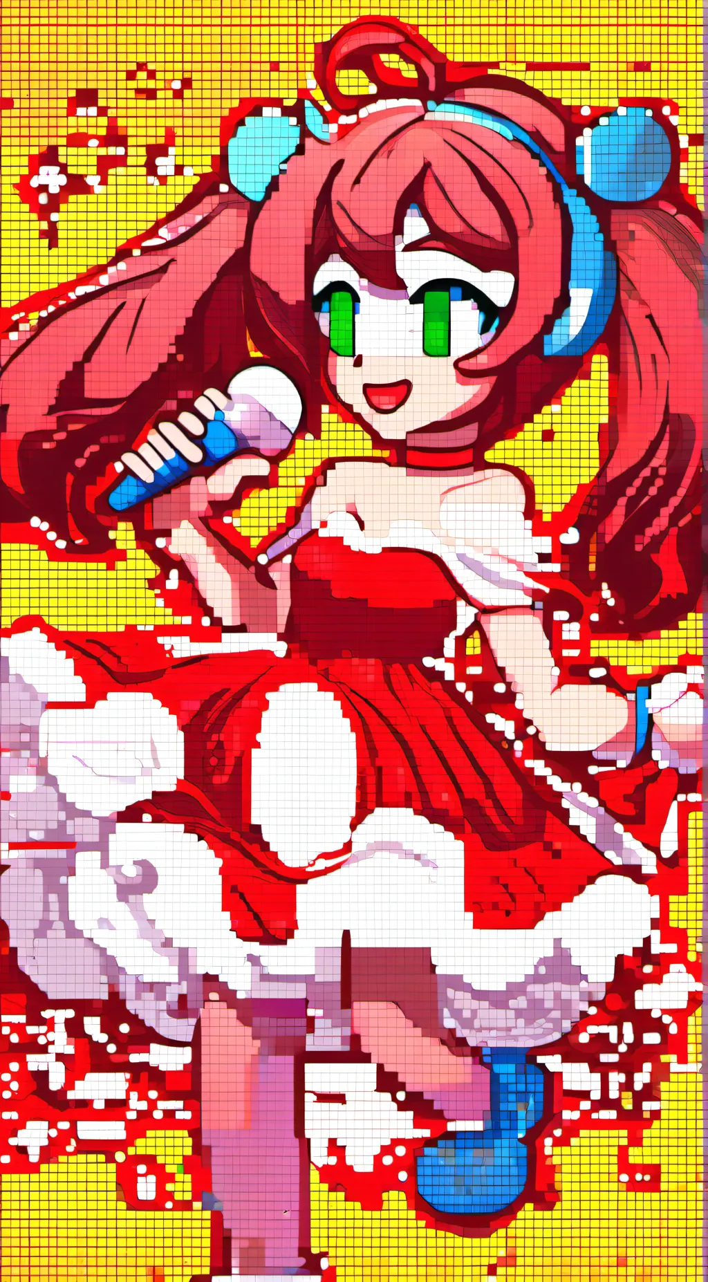 ai character: Circus baby 2.0 background