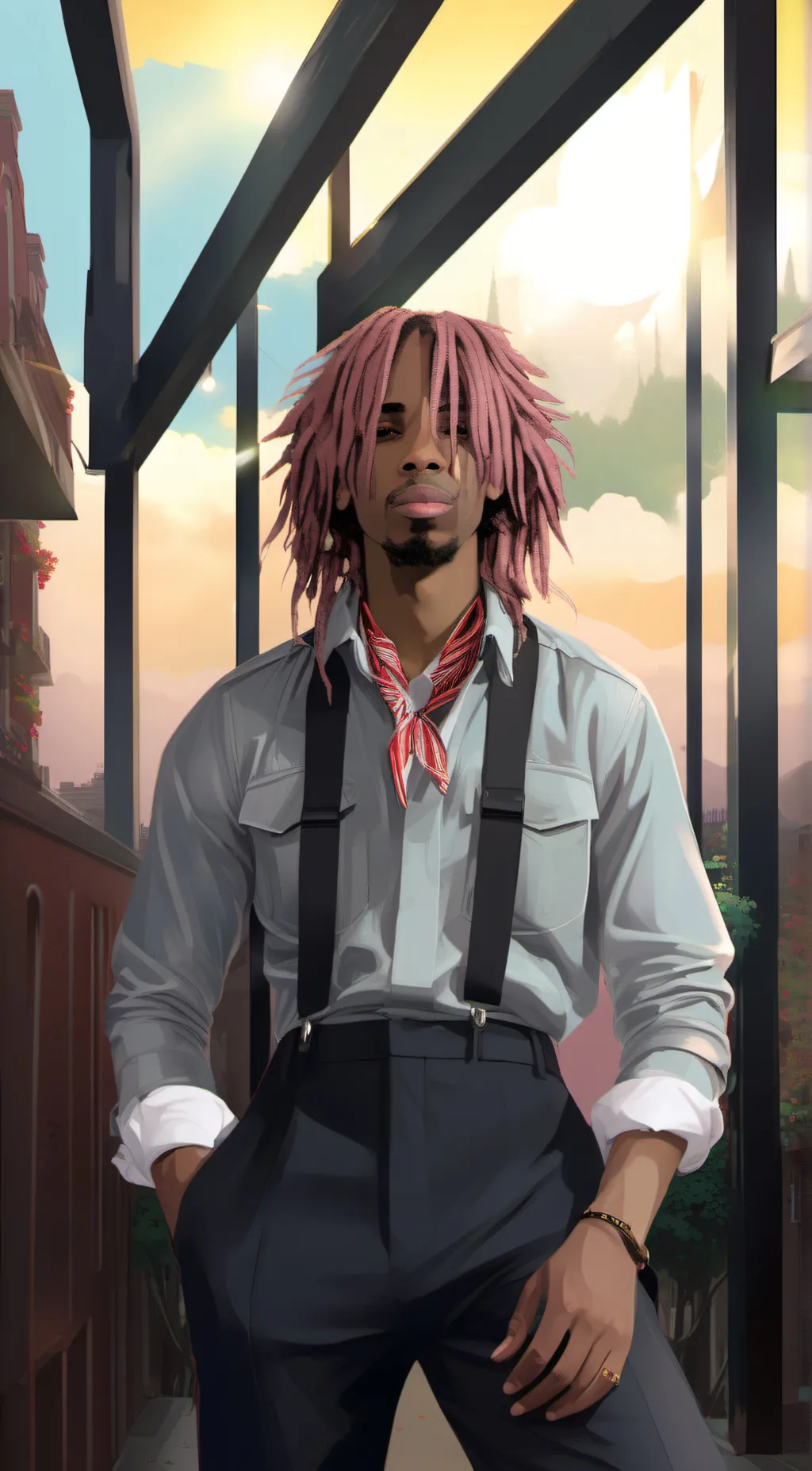 ai character: Treyvon🤤🥲 background