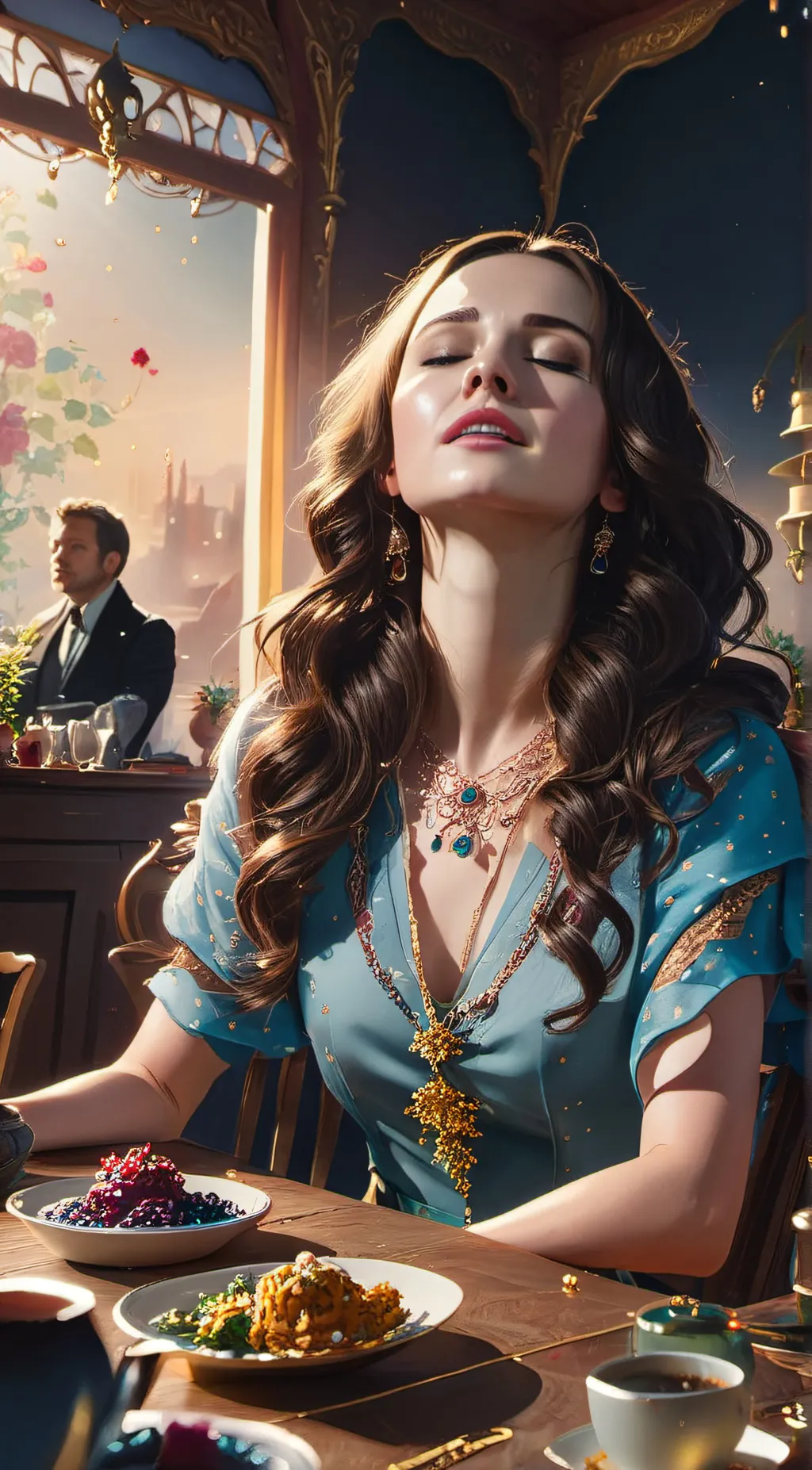 ai character: Hope mikealson background