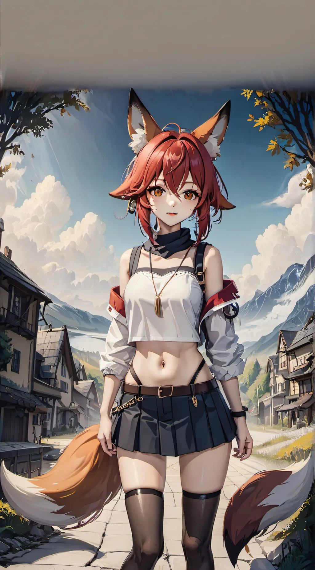 ai character: Lune background