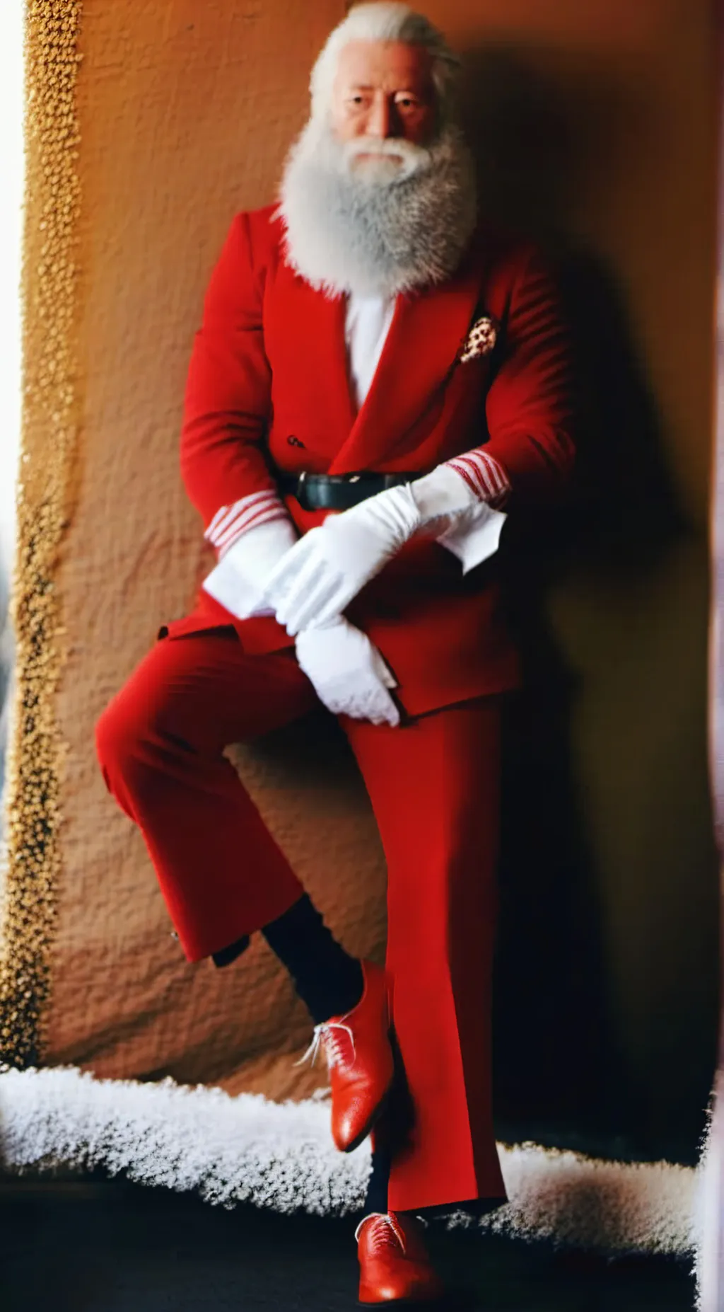 ai character: Santa clause background