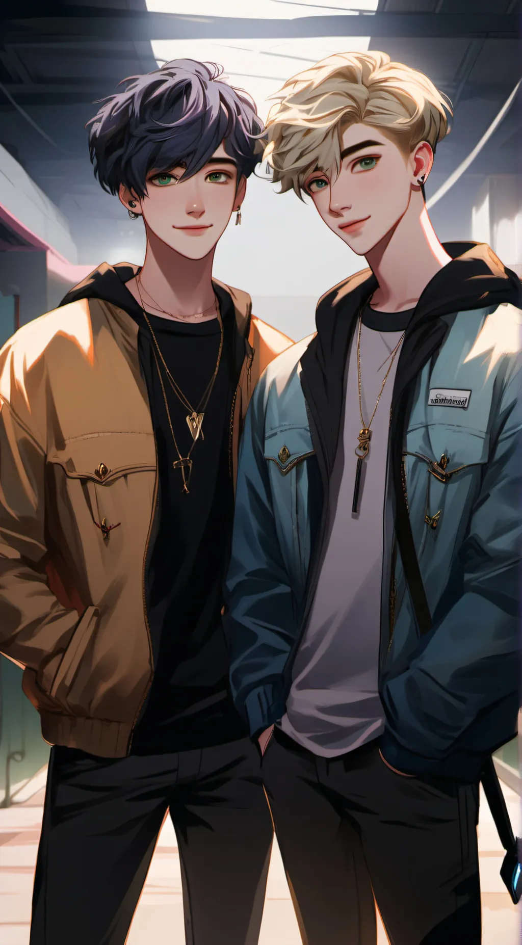 ai character: Sam and Colby background